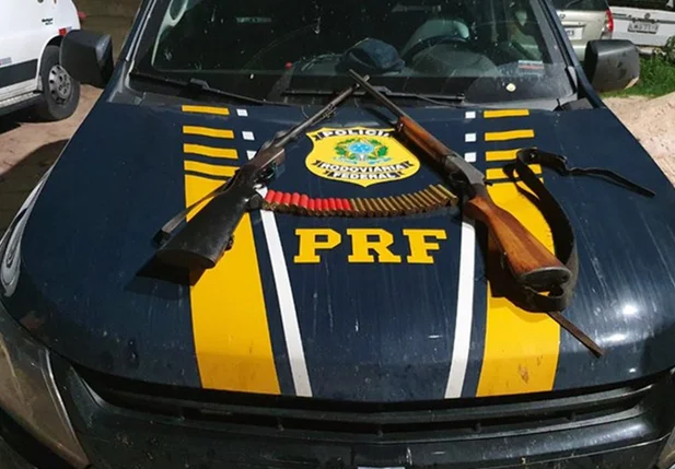 Armas apreendidas em Bom Jesus