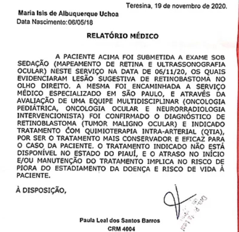 Relatório médico