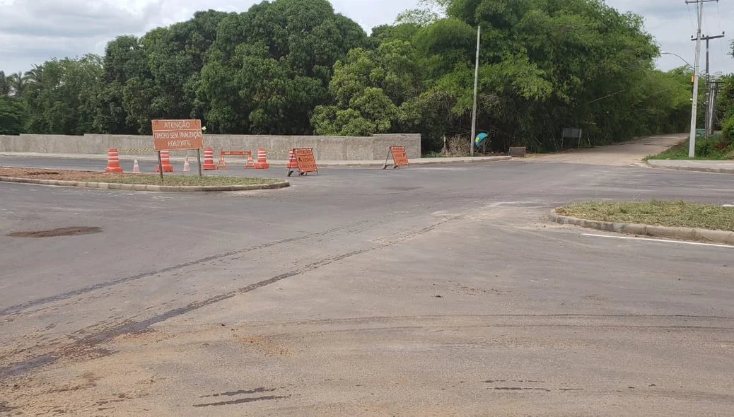 O trecho liberado vai até a Rua Dirce Oliveira