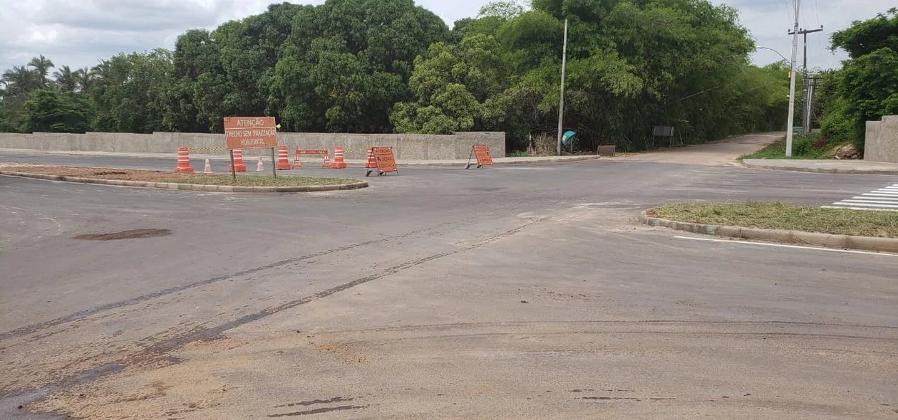 O trecho liberado vai até a Rua Dirce Oliveira