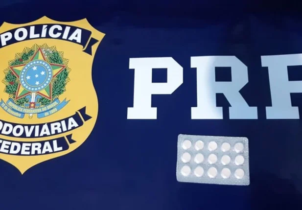 Comprimidos de rebite apreendidos na BR 135