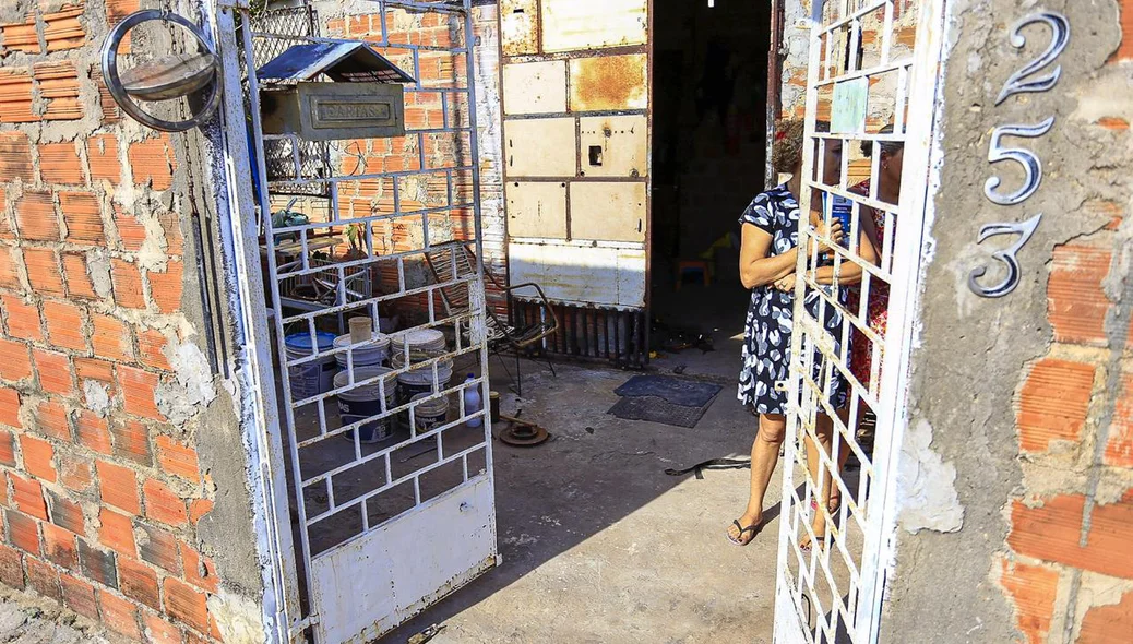 Residência em que aconteceu o latrocínio na Vila Samaritano