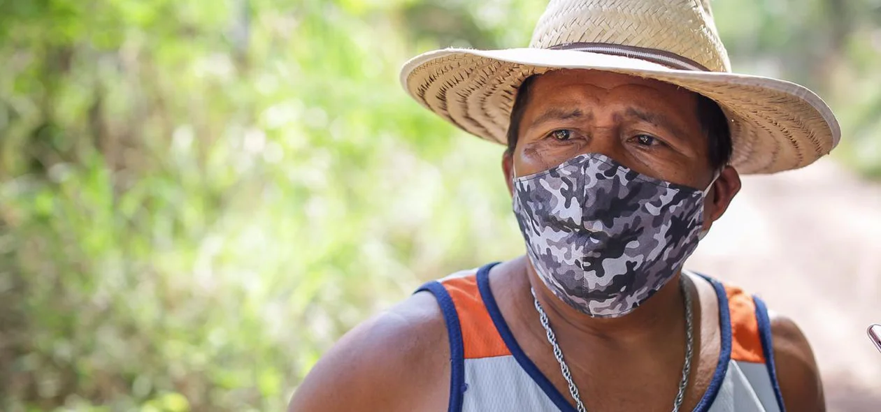 Antônio Luiz, morador da localidade