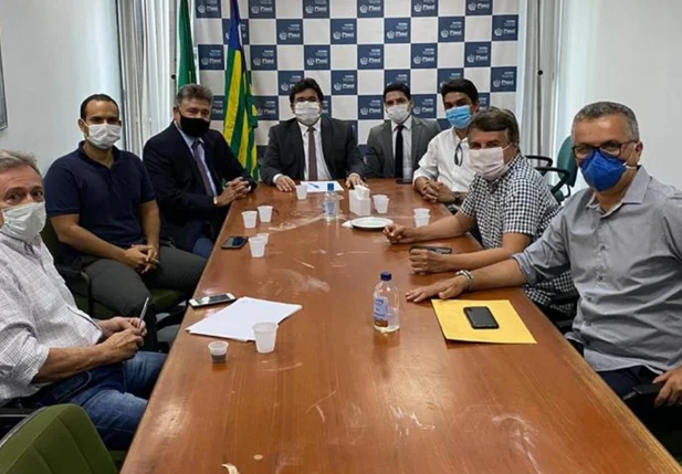 Fonteles recebeu em seu gabinete o deputado João Mádison e demais lideranças