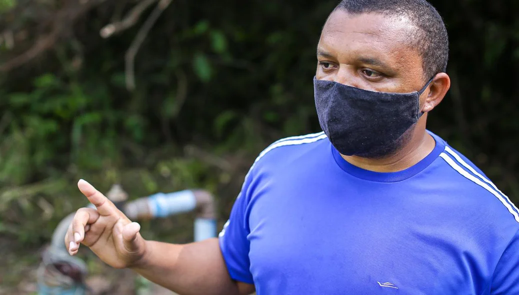 Freitas, morador da localidade 