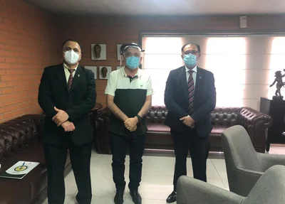 José Paulo Oliveira, Themístocles Filho e Jacinto Teles