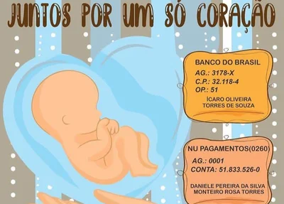 Campanha para ajudar o bebê Lucas