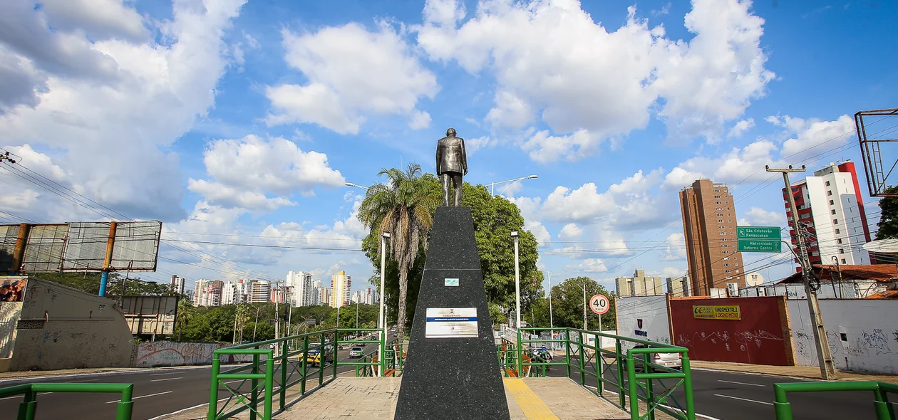 Ex-governador Alberto Silva em Teresina