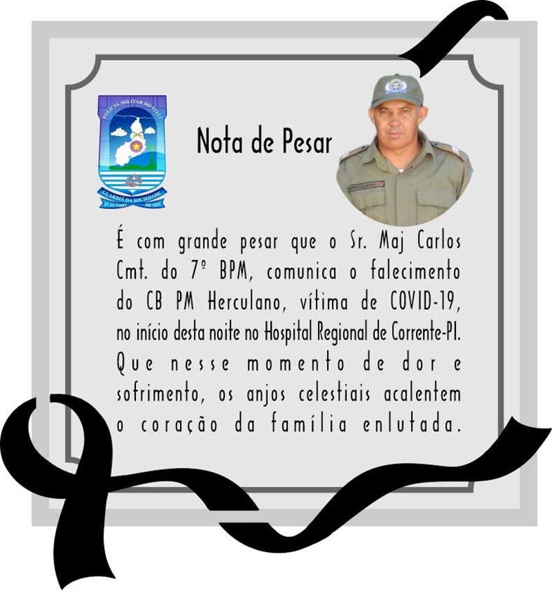 Nota de pesar