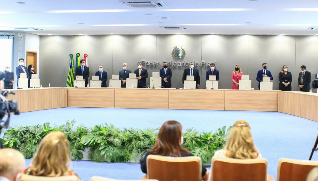 Solenidade de inauguração da nova sede do Tribunal de Justiça do Piauí em Teresina