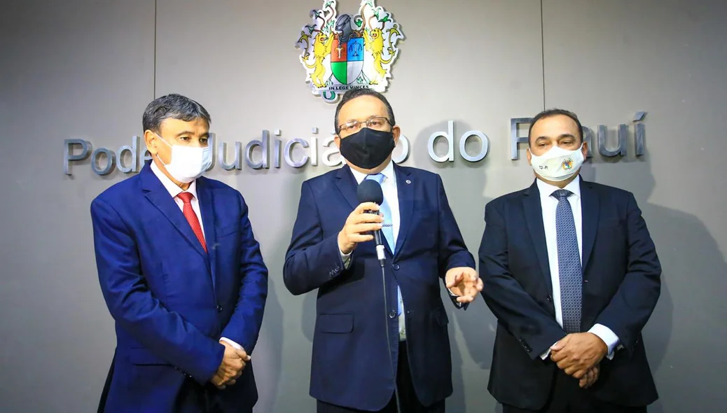 Wellington Dias, Sebastião Ribeiro Martins e Erivan Lopes 