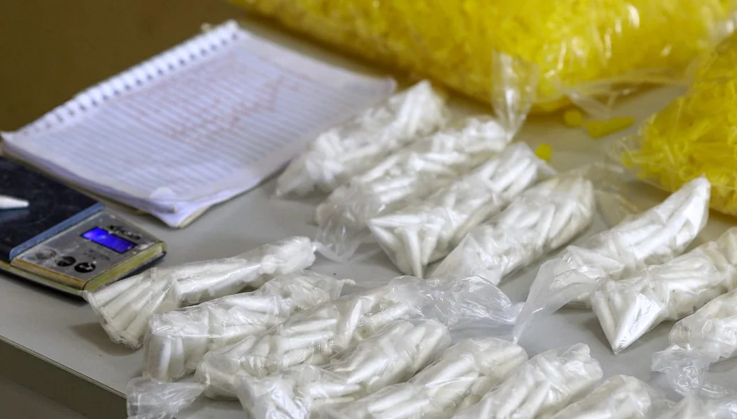 Cocaína apreendida em operação da DEPRE