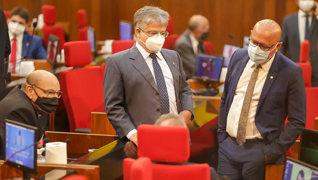Gustavo Neiva e Franzé Silva na Alepi