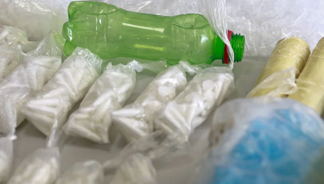 Pinos de cocaína