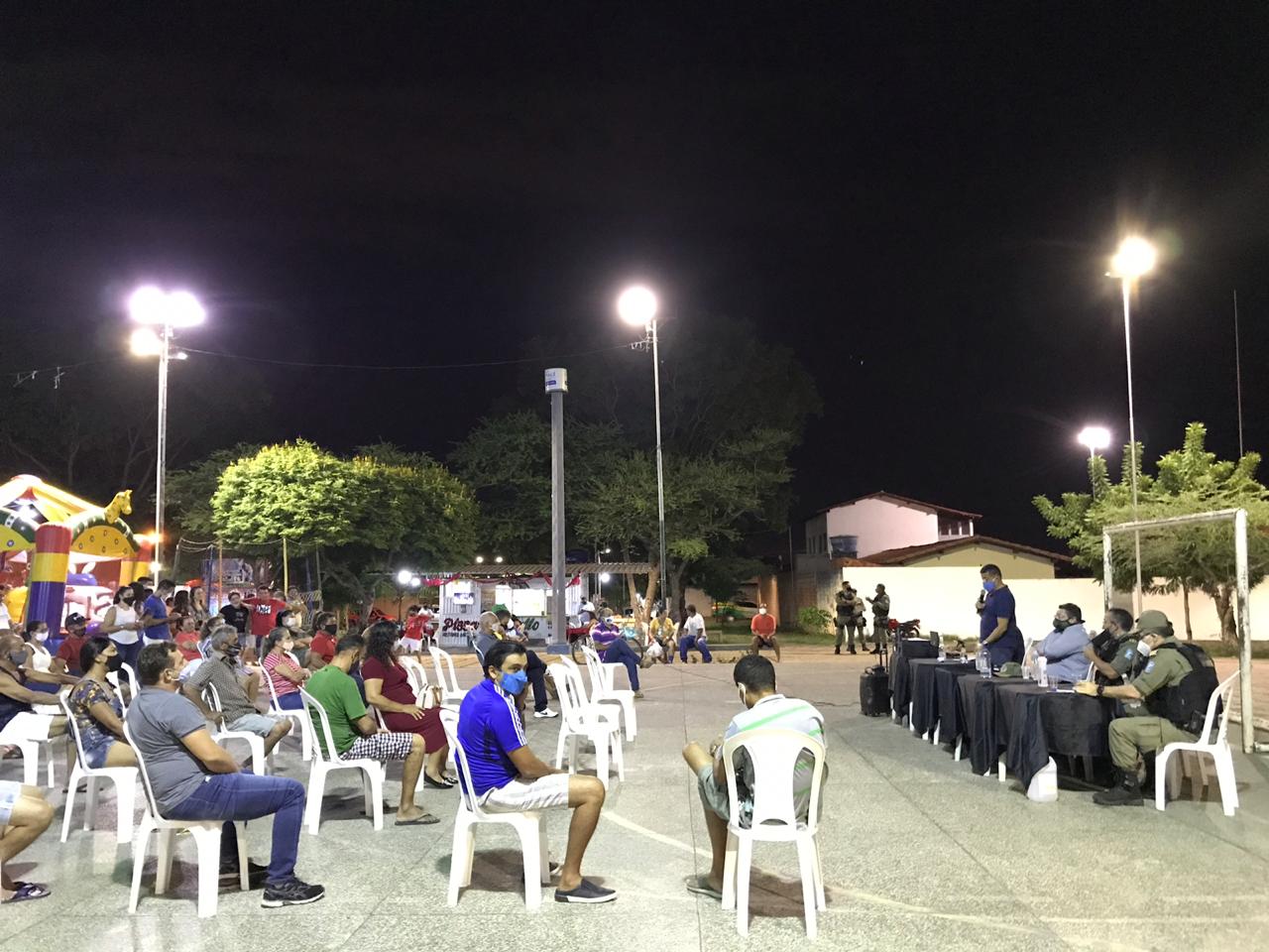 Reunião no bairro Bela Vista