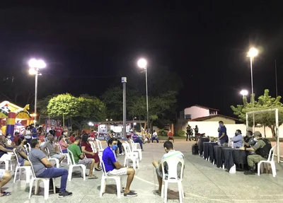 Reunião no bairro Bela Vista