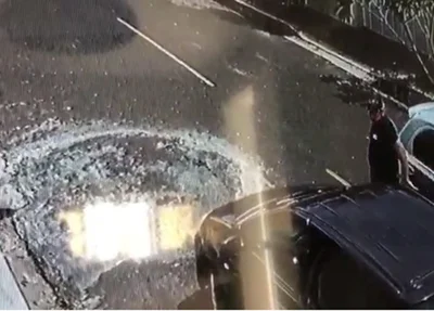 Suspeito foi flagrado por câmeras de segurança