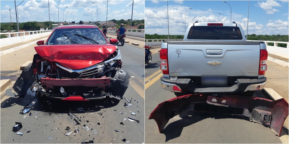 Carros envolvidos em acidente
