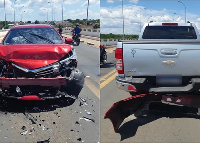Carros envolvidos em acidente