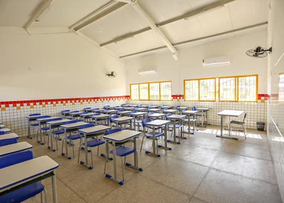 Sala de aula da escola