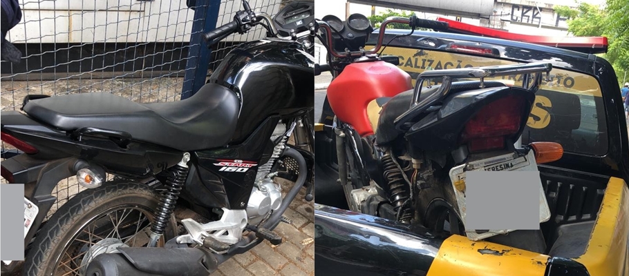 Motocicletas apreendidas