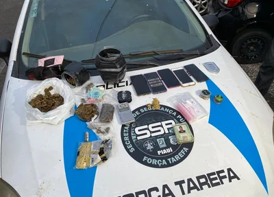 Objetos apreendidos pela Força Tarefa