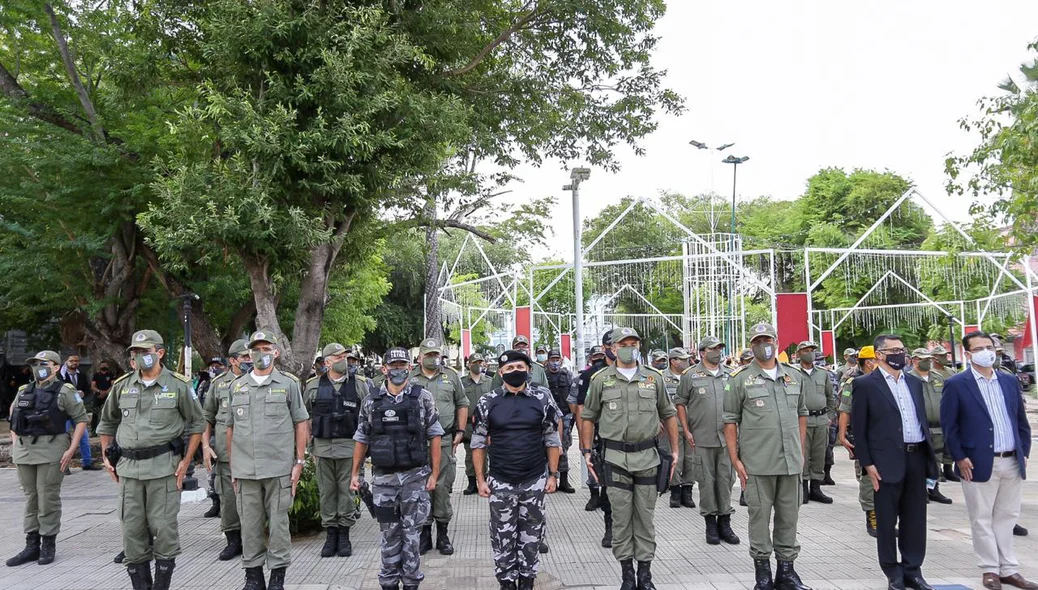 Tropa que participará da Operação de Natal 