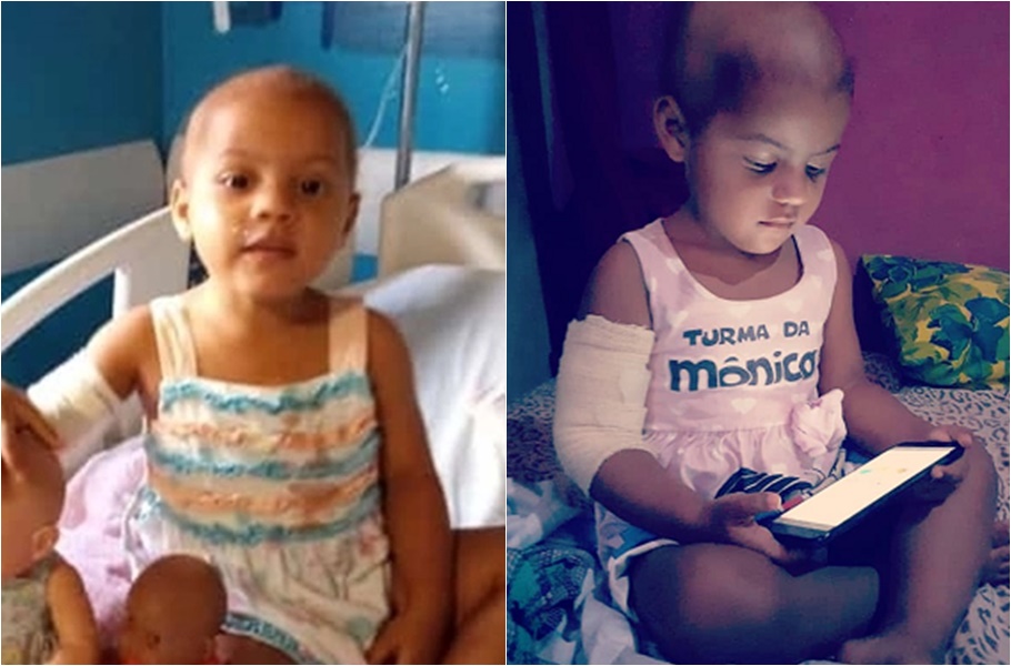 Ana Sofia precisa ir duas vezes por semana para o hospital, para a realização de exames e da quimioterapia