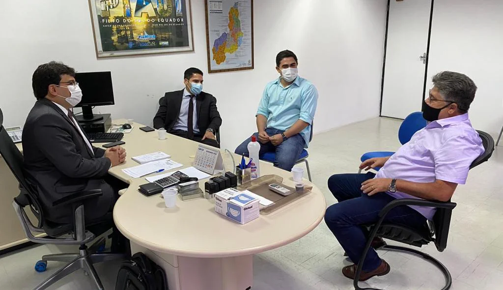 João Mádison e prefeitos aliados com Rafael Fonteles