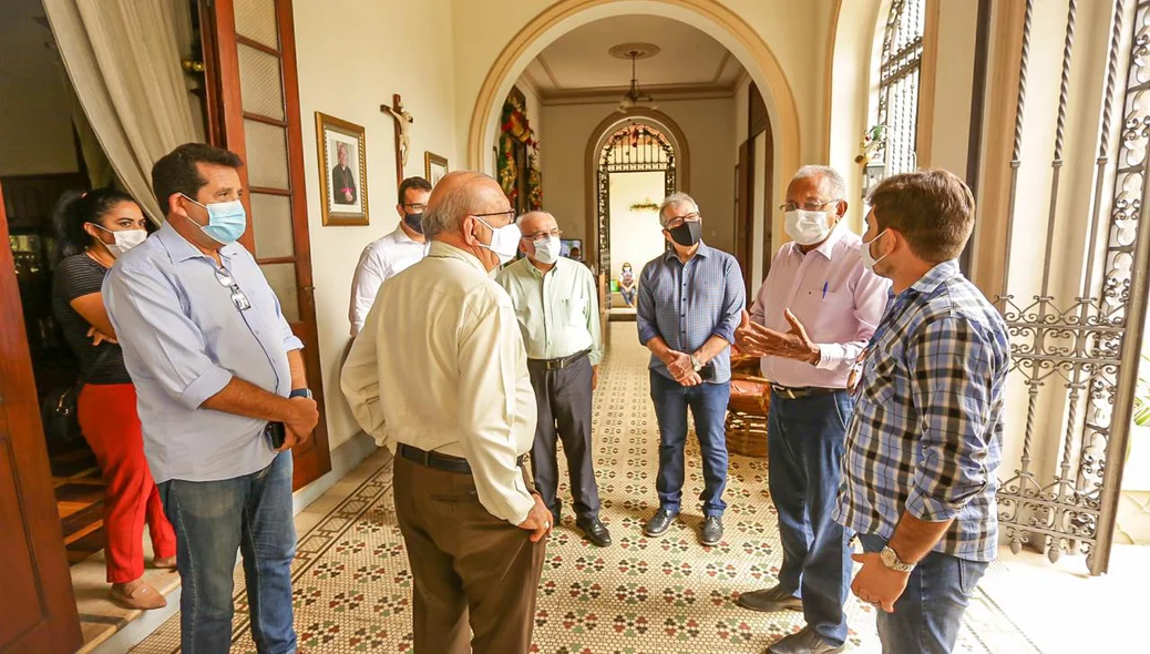 Reunião aconteceu na Residência Episcopal