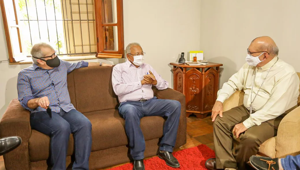 Reunião entre JVC, Dr. Pessoa e Dom Jacinto