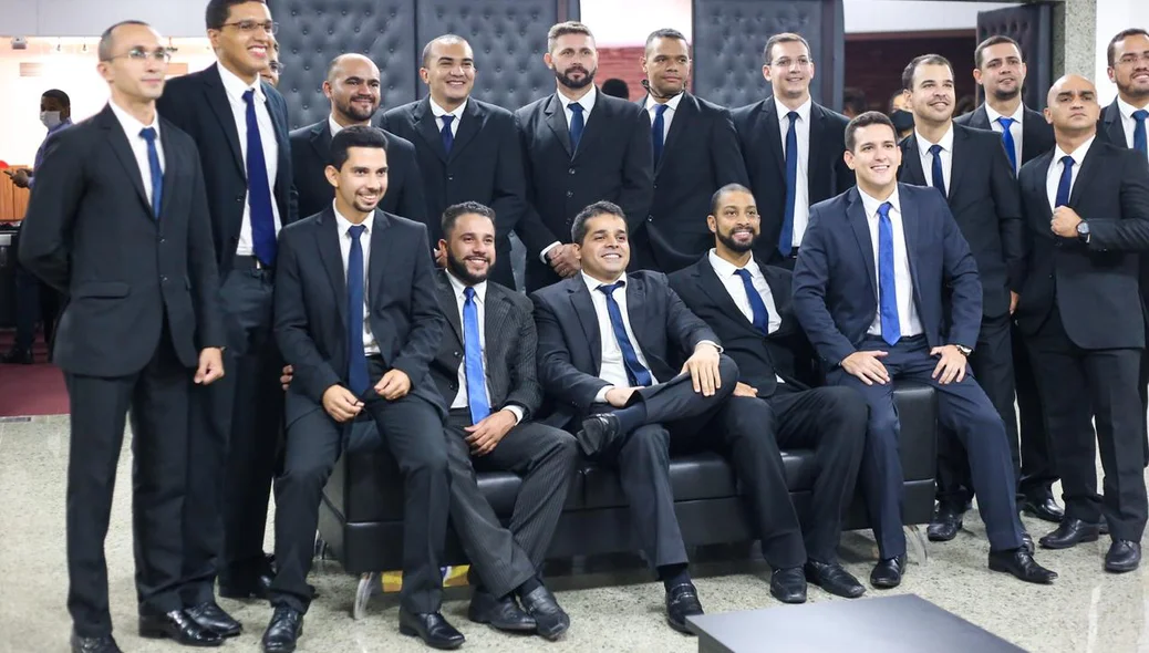 Formatura dos policiais penais