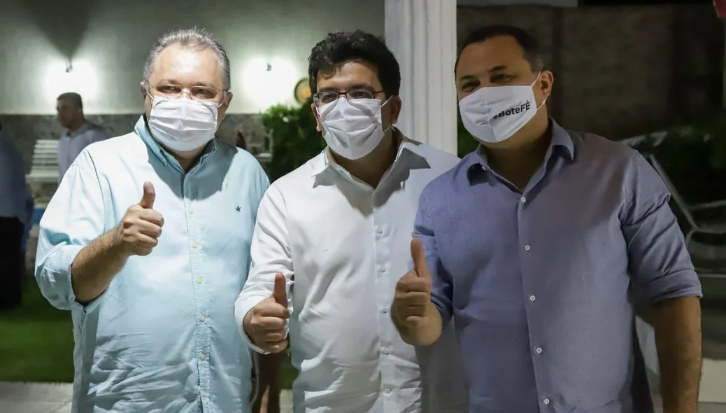 Florentino Neto, Rafael Fonteles e Evaldo Gomes