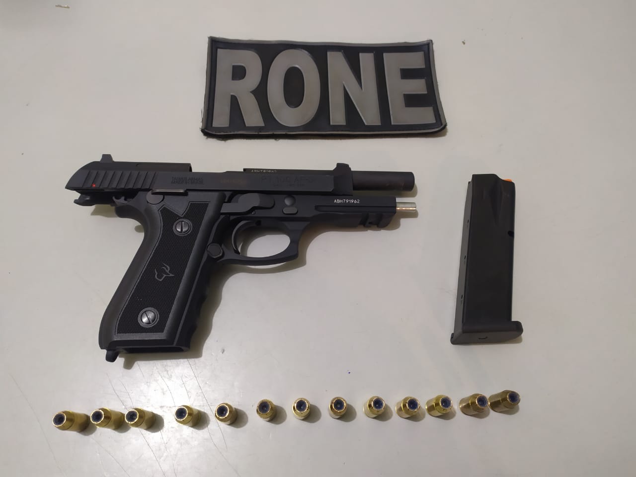 Pistola apreendida
