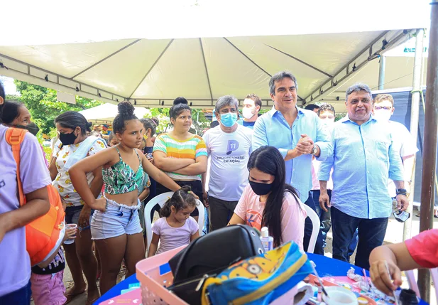 Ciro Nogueira e aliados promovem ação social na zona sul de Teresina
