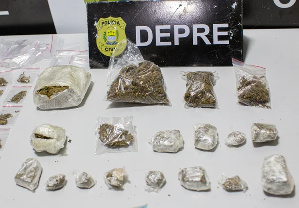 Depre apreende maconha e crack na zona norte de Teresina