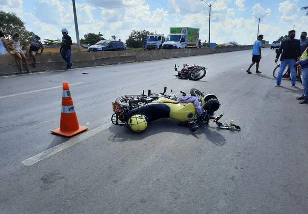 Idoso morre atropelado próximo ao viaduto do Lourival Parente