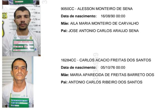 Confira a lista de fugitivos da Casa de Custódia de Teresina