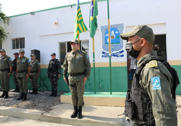 Polícia Militar troca comando do 24º BPM em Luís Correia