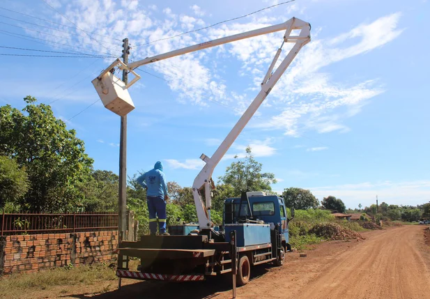 Zona rural de Nossa Senhora de Nazaré ganha nova iluminação