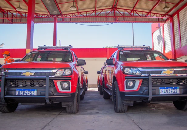 Solenidade de entrega de novas viaturas ao Corpo de Bombeiros do Piauí