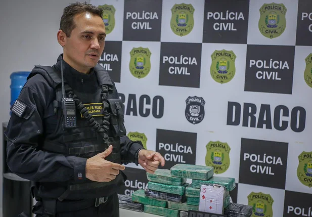 DRACO apreende droga avaliada em R$ 2,5 milhões em Teresina