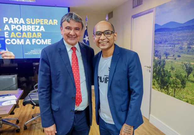 Ministro Wellington Dias recebe presidente da CUFA Piauí no DF