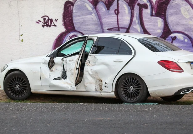 Neto de ex-vereador se envolve em acidente com carro da Sejus