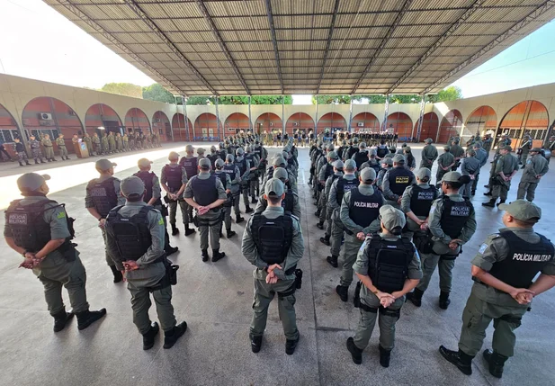 Passagem de comando de batalhões da Polícia Militar do Piauí