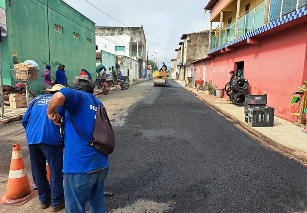 Prefeitura de São João do Piauí inicia pavimentação asfáltica de ruas