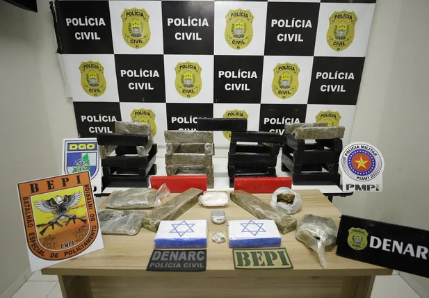 DENARC apreende 50 kg de maconha em Teresina