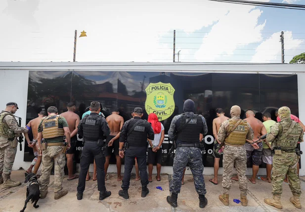 DRACO prende mais de 10 membros do Comando Vermelho em Teresina