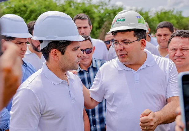 Governador Rafael Fonteles e Leonardo Sobral entregam obras