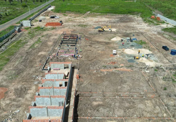 Obra do IFPI em Esperantina avança e segue em ritmo acelerado